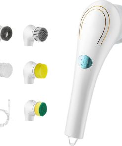 Cordless Electric Rotary Cleaning Kit with Five attachments